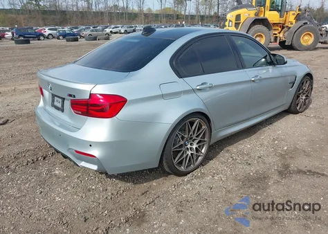 2017 BMW M3 z USA, uszkodzony, nr VIN WBS8M9C55H5G84685